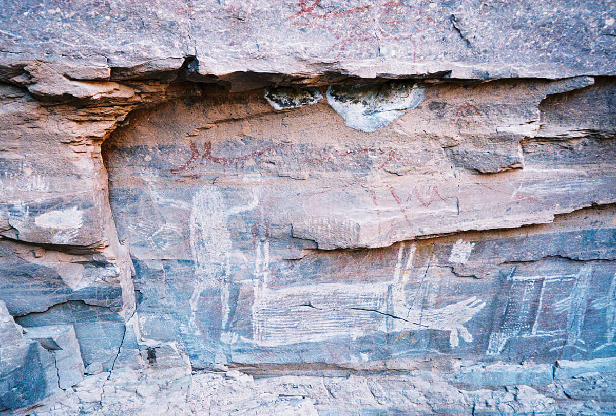 Rock Paintings Of Sierra De San Francisco Echoes Of The Ancients LAC Geo   Sierra De Guadalupe Cave Paintings Opt (1) 